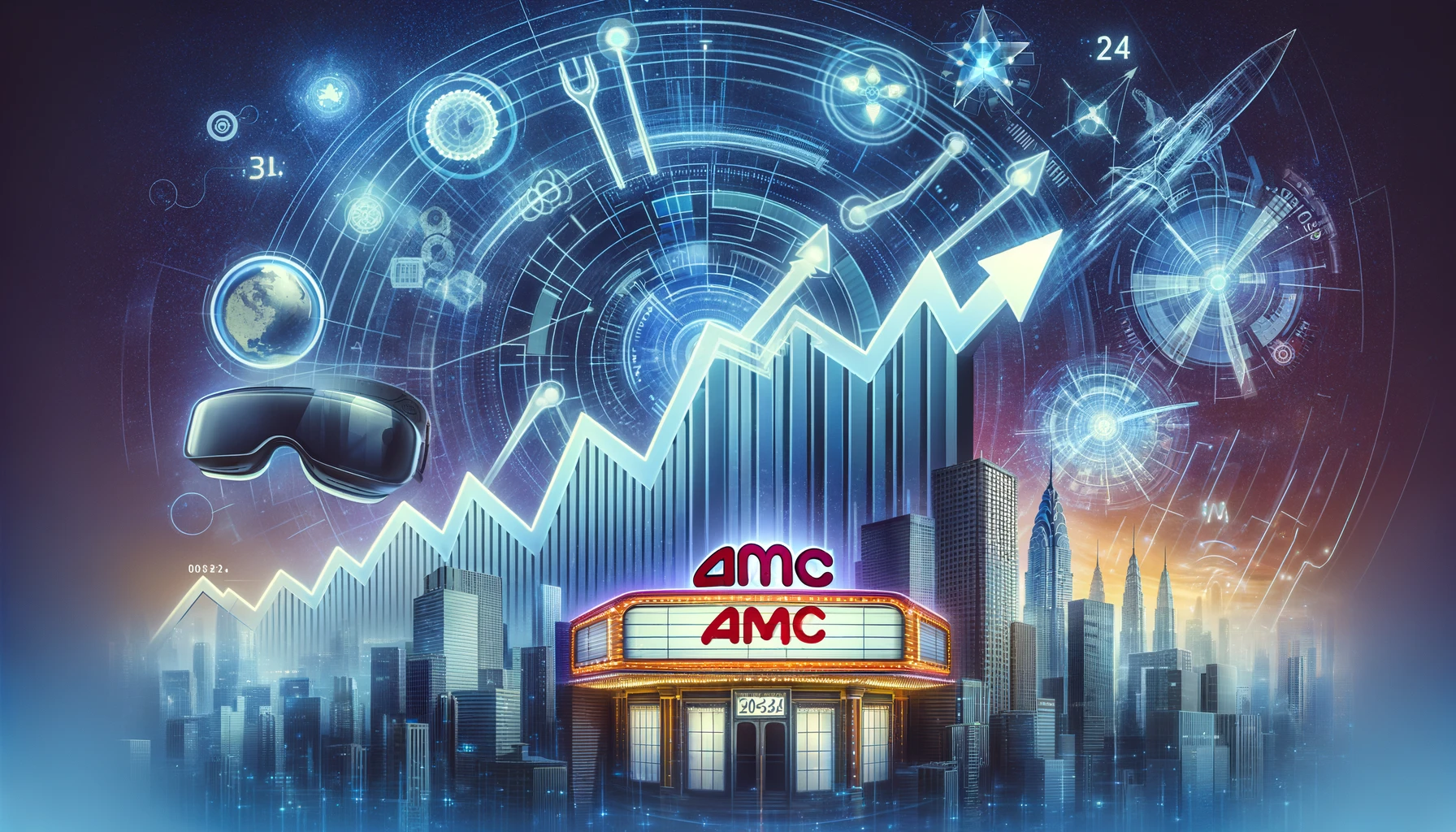 Future outlook of AMC Stock with predictions for 2024.